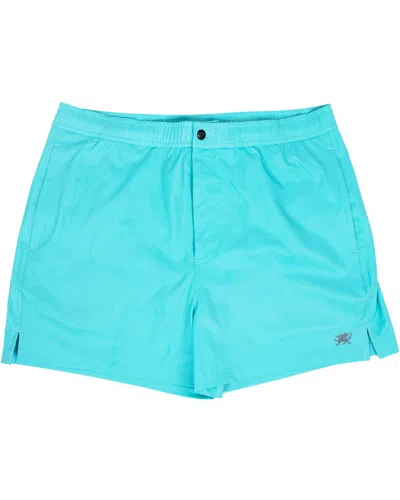 LORDS OF HARLECH MEN'S BLUE QUACK SWIM SHORT - LAGOON