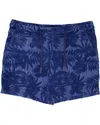Lords Of Harlech Men's Blue Sam Farm Floral Towel Short - Navy In Blue