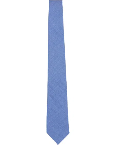 Lords Of Harlech Men's Blue Taddeo Merino Tie - Ocean