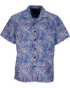 Lords Of Harlech Men's Blue / White Ralph Parasol Paisley Blue In Blue/white