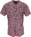 Lords Of Harlech Maze Leaves In Blue/yellow/orange