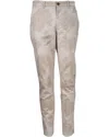 Lords Of Harlech Jack Cutout Oxford Pant In Brown