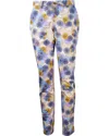 Lords Of Harlech Men's Brown Jack Snap Floral Pant - Pumice In Brown