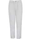 Lords Of Harlech Men's Devon Linen Pant - White