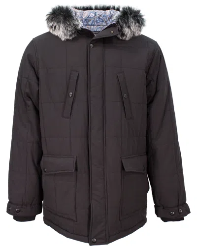 Lords Of Harlech Men's Duffy Parka Jacket - Black