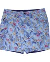 Lords Of Harlech Men's Edward Falling Flowers Short - Blue In Blue