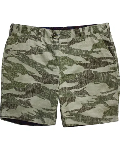 Lords Of Harlech Men's Green John Scribble Camo Olive