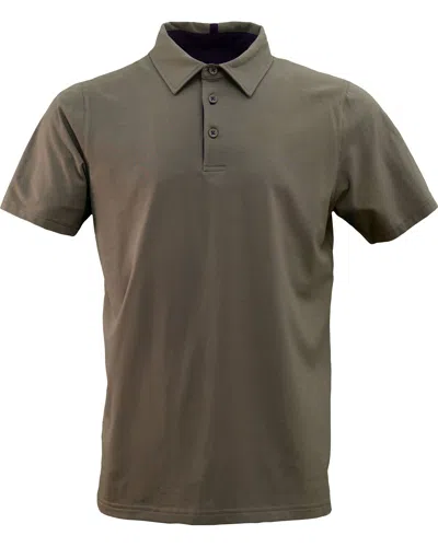 Lords Of Harlech Men's Green Pietro Polo Shirt - Sage