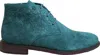 Lords Of Harlech Men's Green Woodchuck Teal Chukka Boot In Green