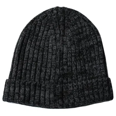 Lords Of Harlech Men's Grey / Black Bob Beanie In Charcoal