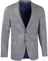 Lords Of Harlech Men's Grey Jaques Wool Blazer - Flannel In Grey