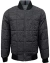 Lords Of Harlech Men's Grey Jenkin Reversible Blouson Jacket - Flannel In Grey