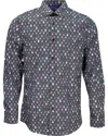Lords Of Harlech Men's Grey Norman Guitars Shirt - Smoke In Grey