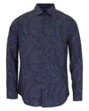 Lords Of Harlech Norman Shirt In Blue