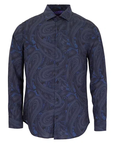 Lords Of Harlech Norman Shirt In Blue