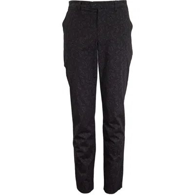 Lords Of Harlech Men's Jack Perugia Paisley Pant - Black