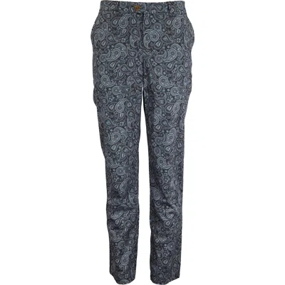 Lords Of Harlech Men's Jack Tribune Paisley Pant - Grey