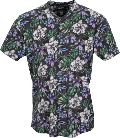 Lords Of Harlech Maze Colorful Shirt In Floral Black