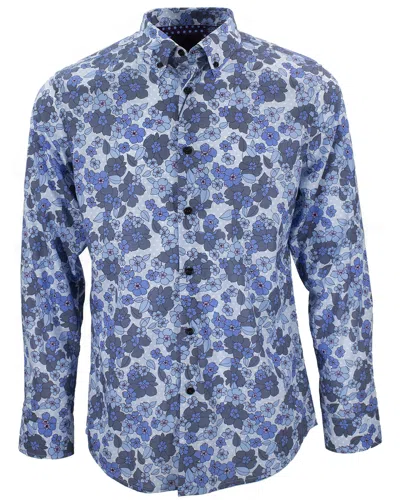 Lords Of Harlech Men's Mitchell Heist Floral Blue