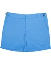 Lords Of Harlech Neptune Tailored Swim Short In Blue