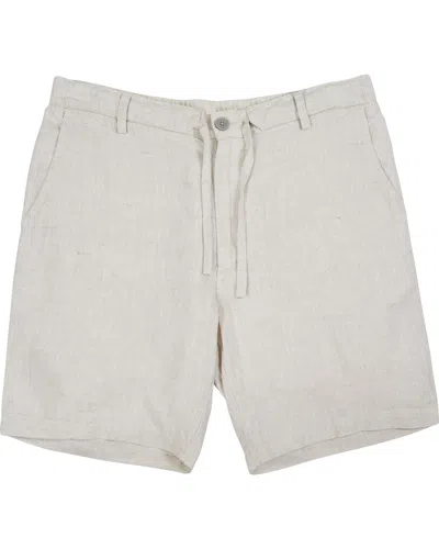 Lords Of Harlech Men's Neutrals Devonshire Linen Short - Natural