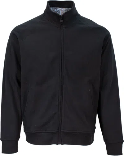 Lords Of Harlech Neville Full-zip Jacket In Black