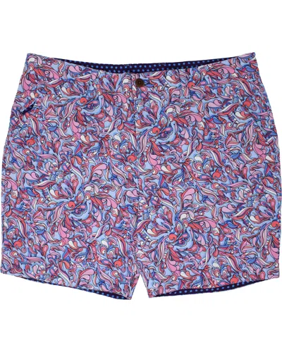 Lords Of Harlech Men's Pink / Purple Edward Paisley Layers Short - Neapolitan In Pink/purple