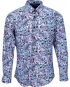 Lords Of Harlech Mitchell Dream Swirl Shirt In Pink/purple