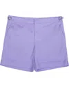 Lords Of Harlech Neptune Tailored Swim Short In Purple