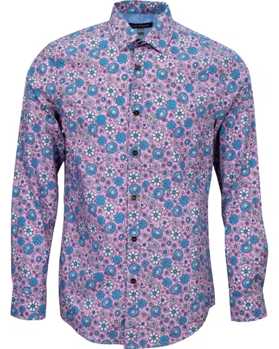 Lords Of Harlech Nigel Groupie Floral Shirt In Pink
