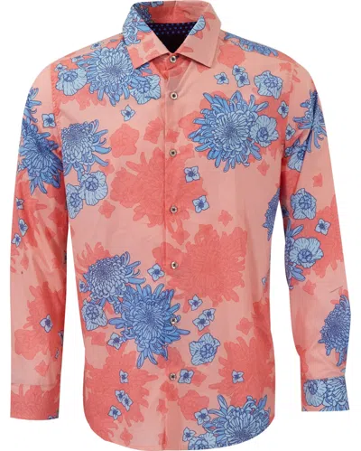 Lords Of Harlech Men's Pink / Purple Norman Mumms Dream Shirt - Pink In Pink/purple