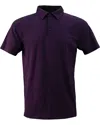 Lords Of Harlech Pietro Polo Shirt In Pink/purple