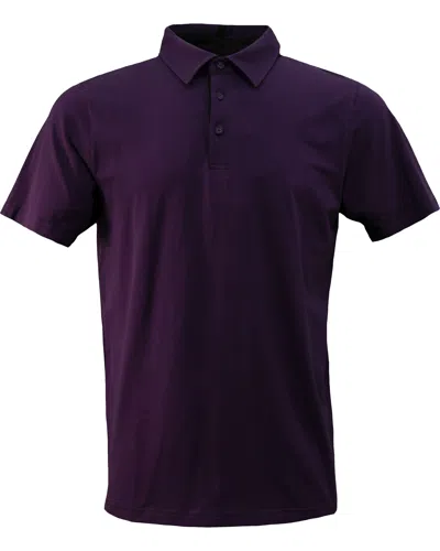 Lords Of Harlech Men's Pink / Purple Pietro Polo Shirt - Plum In Pink/purple