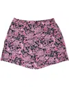 Lords Of Harlech Quack Cutout Floral Swim Short In Pink/purple