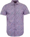 Lords Of Harlech Men's Pink / Purple Scott Lawn Shirt - Pink In Pink/purple