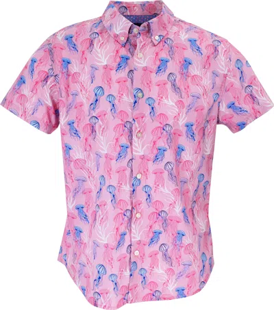 Lords Of Harlech Tim Jellyfish Shirt In Pink