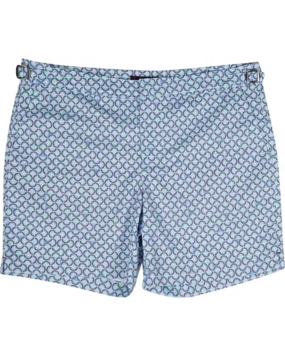 Lords Of Harlech Men's Pool Arches Swim Short - Blue