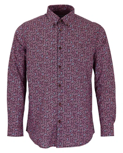 Lords Of Harlech Morris Shirt In Purple