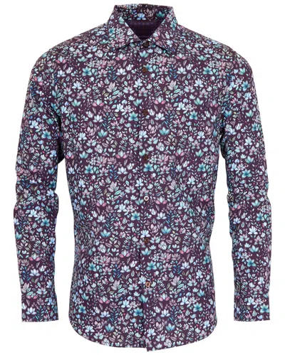 Lords Of Harlech Nicoli Cotton Shirt In Multi