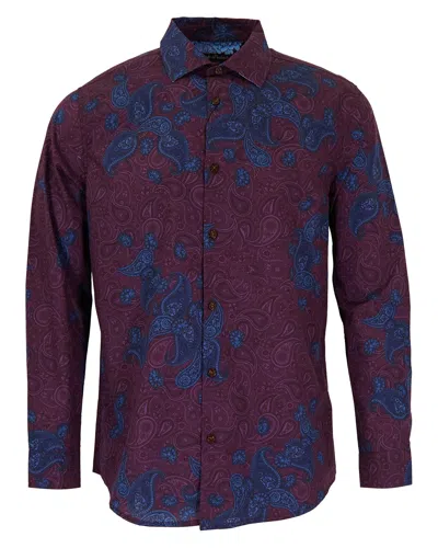 Lords Of Harlech Nigel Shirt In Brown