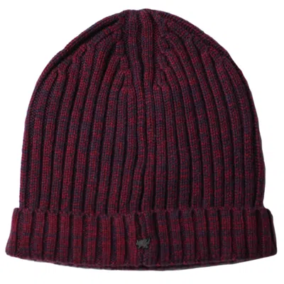 Lords Of Harlech Men's Red Bob Beanie In Burgundy In Brown