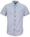 Lords Of Harlech Men's Scott Floating Triangles Shirt - White In White