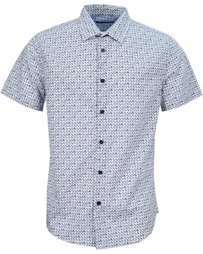 Lords Of Harlech Men's Scott Floating Triangles Shirt - White