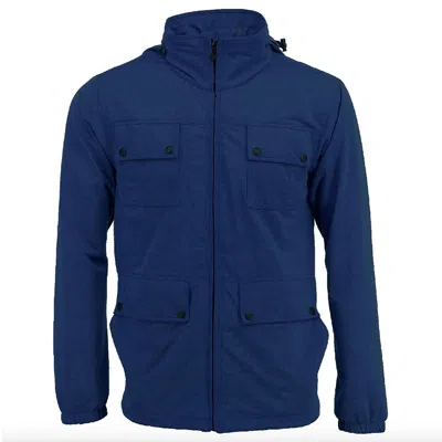 Lords Of Harlech Men's Storm Packable Jacket In Dawn Blue