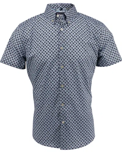 Lords Of Harlech Men's Tim Diamond Flowers Blue