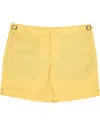 Lords Of Harlech Neptune Tailored Swim Short In Yellow