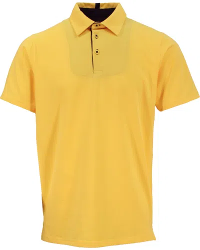 Lords Of Harlech Men's Yellow / Orange Pietro Polo Shirt - Sunshine In Yellow/orange