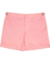 Lords Of Harlech Neptune Tailored Swim Short In Pink