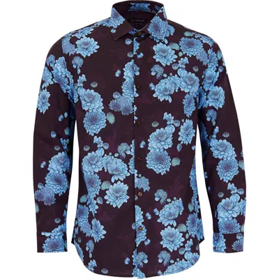 Lords Of Harlech Nigel Shirt In Blue