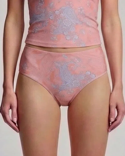 Lords Of Harlech Paisley Explosion Womens Swimsuit Bottom In Pink